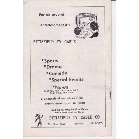 1965 Berkshire TV Times Guide | Marcel Marceau Cover | Local TV Listings - Picture 4 of 5